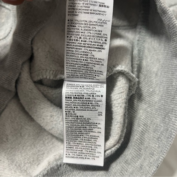 GAP Kids Girls Size Small 6-7 Gray & Pink Jogger Sweatpants Set Full Zip Hoodie - Picture 7 of 15